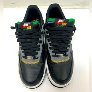 Nike black Air Force ones